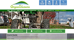 Desktop Screenshot of organiclawns.net